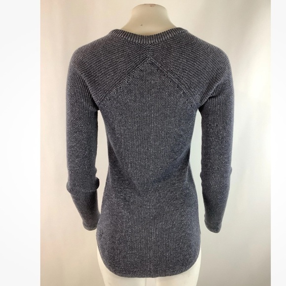 Lululemon Sz 6 Cabi Yoga Pullover Sweater In Inkwell Gray Viscose Lyocell - Picture 5 of 7